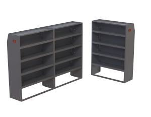Cargo Van Base Shelving Package - Medium and High Roof Vans
