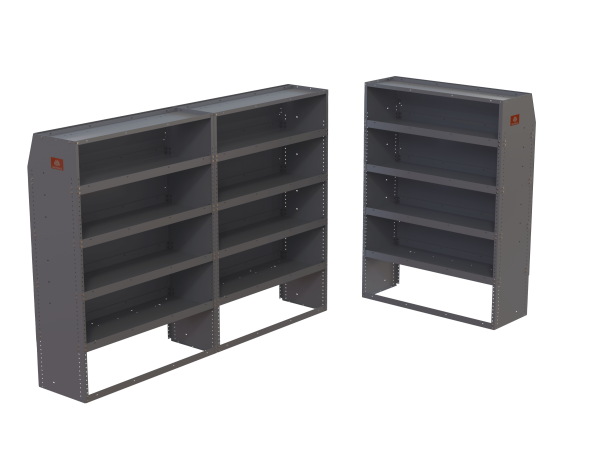Cargo Van Base Shelving Package - Medium and High Roof Vans