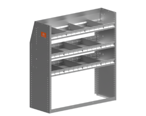 Aluminum van shelving module
