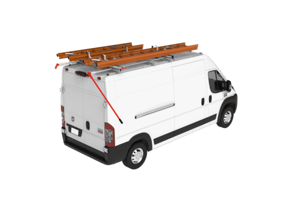 Ram ProMaster ladder rack cargo van third crossbow